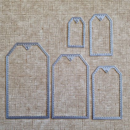 BigShot kovová šablona (5 ks) - š. 6/19