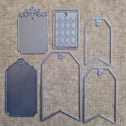 BigShot kovová šablona (6 ks) - š. 6/16