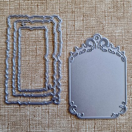 BigShot kovová šablona (4 ks) - š. 6/11