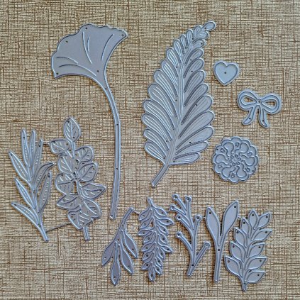 BigShot kovová šablona (12 ks) - š. 8/16