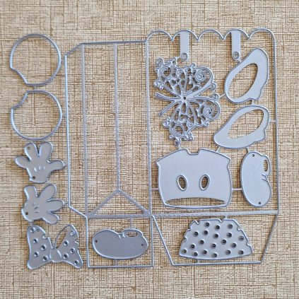 BigShot kovová šablona (1 ks) - š. 8/9