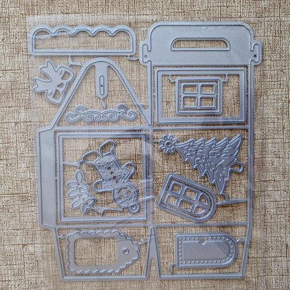 BigShot kovová šablona (1 ks) - š. 8/8