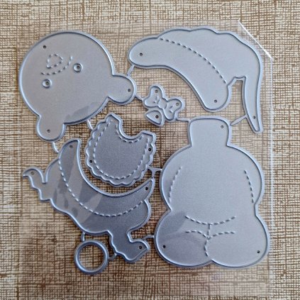 BigShot kovová šablona (1 ks) - š. 8/1