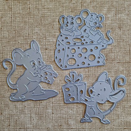 BigShot kovová šablona (3 ks) - š. 3/27