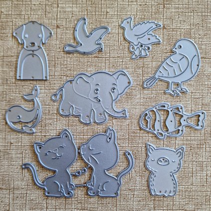 BigShot kovová šablona (10 ks) - š. 3/17