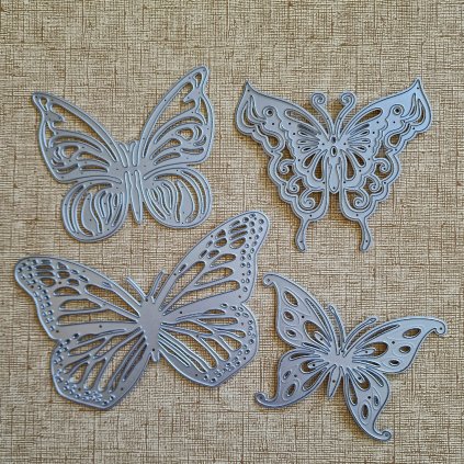 BigShot kovová šablona (4 ks) - š. 3/9