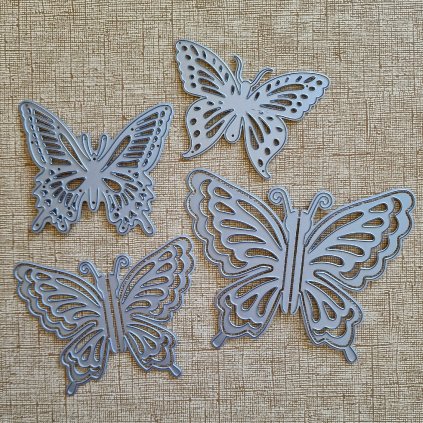 BigShot kovová šablona (4 ks) - š. 3/7