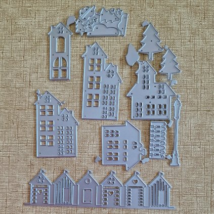 BigShot kovová šablona (11 ks) - š. 4/13