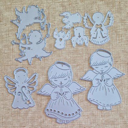 BigShot kovová šablona (9 ks) - š. 4/30