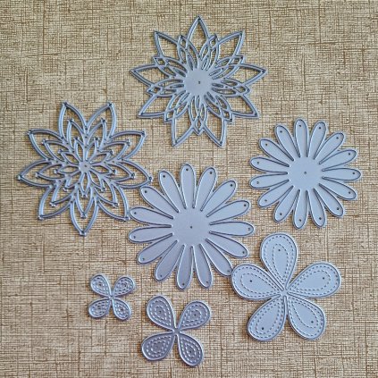 BigShot kovová šablona (7 ks) - š. 4/25