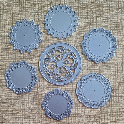 BigShot kovová šablona (7 ks) - š. 5/32