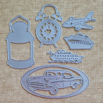 BigShot kovová šablona (6 ks) - š. 5/30