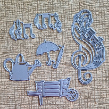 BigShot kovová šablona (6 ks) - š. 5/28