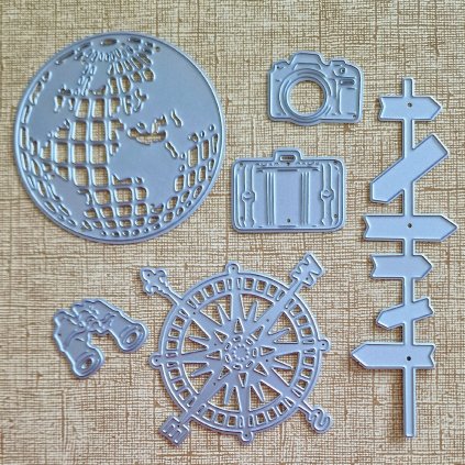 BigShot kovová šablona (6 ks) - š. 5/25