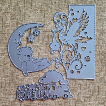 BigShot kovová šablona (3 ks) - š. 5/19