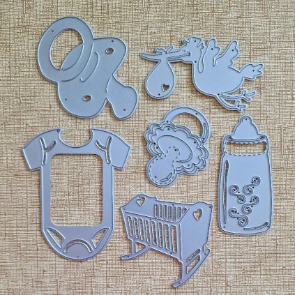 BigShot kovová šablona (6 ks) - š. 5/14