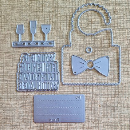 BigShot kovová šablona (6 ks) - š. 5/9