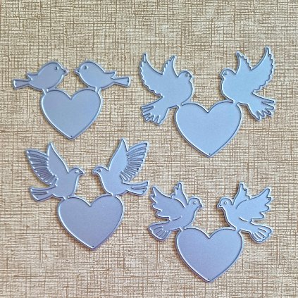 BigShot kovová šablona (4 ks) - š. 5/2