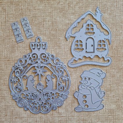 BigShot kovová šablona (5 ks) - š. 1/22