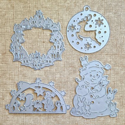 BigShot kovová šablona (4 ks) - š. 1/24