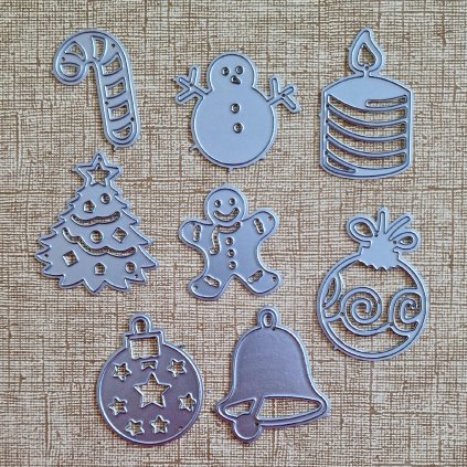 BigShot kovová šablona (8 ks) - š. 1/15