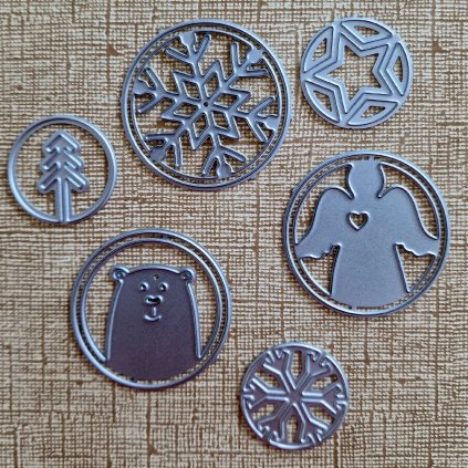 BigShot kovová šablona (6 ks) - š. 1/10