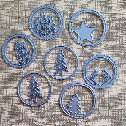 BigShot kovová šablona (7 ks) - š. 1/9