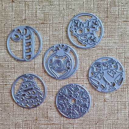 BigShot kovová šablona (6 ks) - š. 1/8