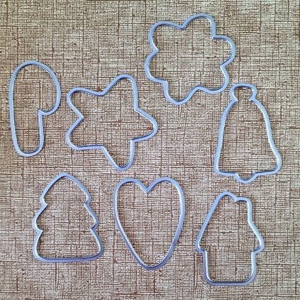 BigShot kovová šablona (7 ks) - š. 1/7