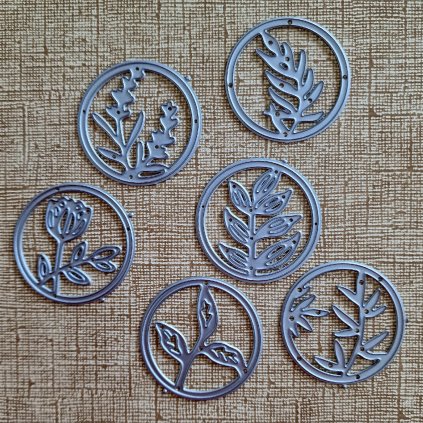 BigShot kovová šablona (6 ks) - š. 1/6