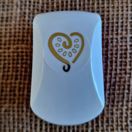 Střední RAZNICE prostorová SRDÍČKO (2,5 cm)