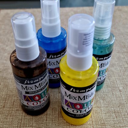 Sada 4 ks - BARVA ve spreji Aquacolor Mixed Media 60 ml (mix barev)