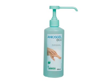 ANIOSGEL 800 500ml s pumpou - plně virucidní alkoholový přípravek pro dezinfekci rukou