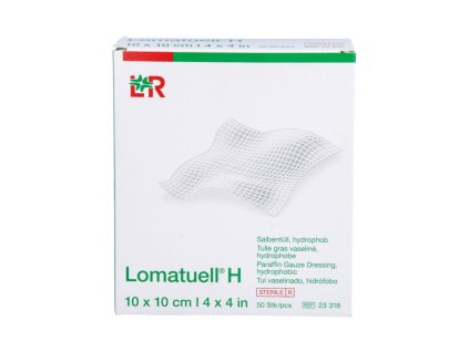 LOMATUELL® H, mastný tyl, 10cm x 10cm, á 1 ks, sterilní,  50ks