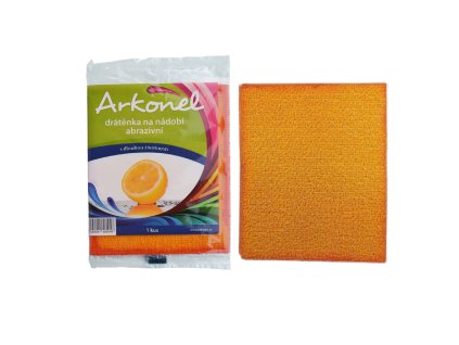 ARKONEL abrazivní drátěnka oranžová 15 x 18 cm