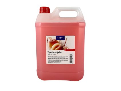 VIONE Tekuté mýdlo s perletí růžové BROSKEV 5l lehčený kanystr