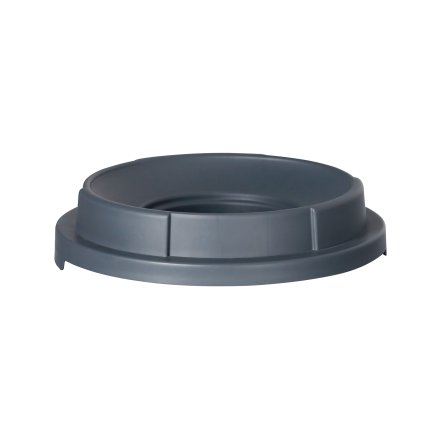 Víko s otvorem na kulatý kontejner 120 l, AmerBox, pro 691038, Světle šedá, ⌀570x(H)135mm | HENDI, 691052