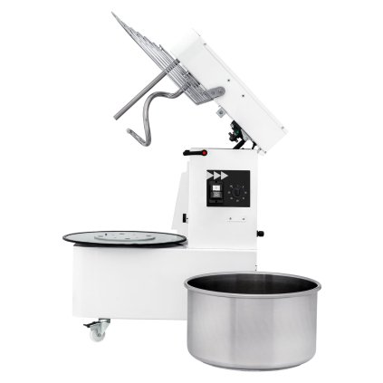 Spirálový mixér s vyvýšenou mísou a odnímatelnou mísou, 22 l, Prismafood, 56 kg/h, 22L, 400V/750W, 390x670x(H)735mm | HENDI, 1I053035