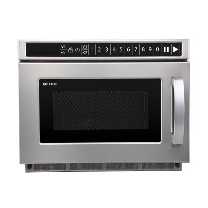 Mikrovlnná trouba s možností programování a portem USB 1800W, 230V/3000W, 560x419x(H)336mm | HENDI, 281376
