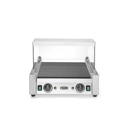 Skleněný kryt pro ohřívač párků, do grilu s 14 válečkami s kódem 268735, 470x591x(H)250mm | HENDI, 268742