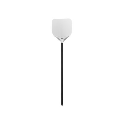 Lopata na pizzu z anodového hliníku s hliníkovým úchytem, čtvercová, 355x405x1500 mm | TECHNICA, Pizza Line