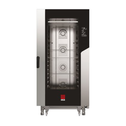 Konvektomat - parní, elektrický, 16x600x400, 31 kW, 400V, 930x977x1900 mm, inox | EKA, Millennial Black Mask