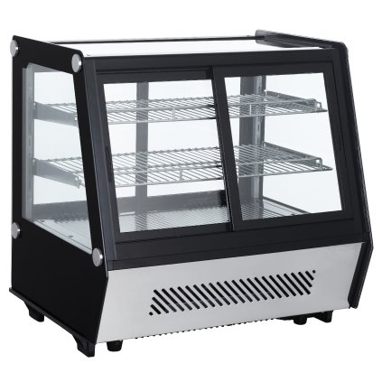 Stolní chladicí vitrína s osvětlením LED, oboustranné otevírání, 125 l, 702x568x686 mm | TECHNICA, Cold Line
