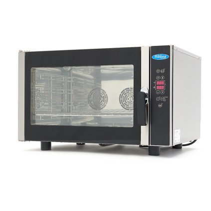 Kombinovaná parní Trouba - vhodná pro 4 Zásobníky (1/1 GN / 60 x 40 cm) - Digitální Displej - 400V | Maxima, 8500208