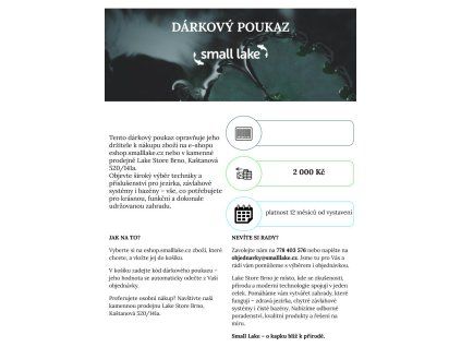 Dárkový poukaz 2000 Kč