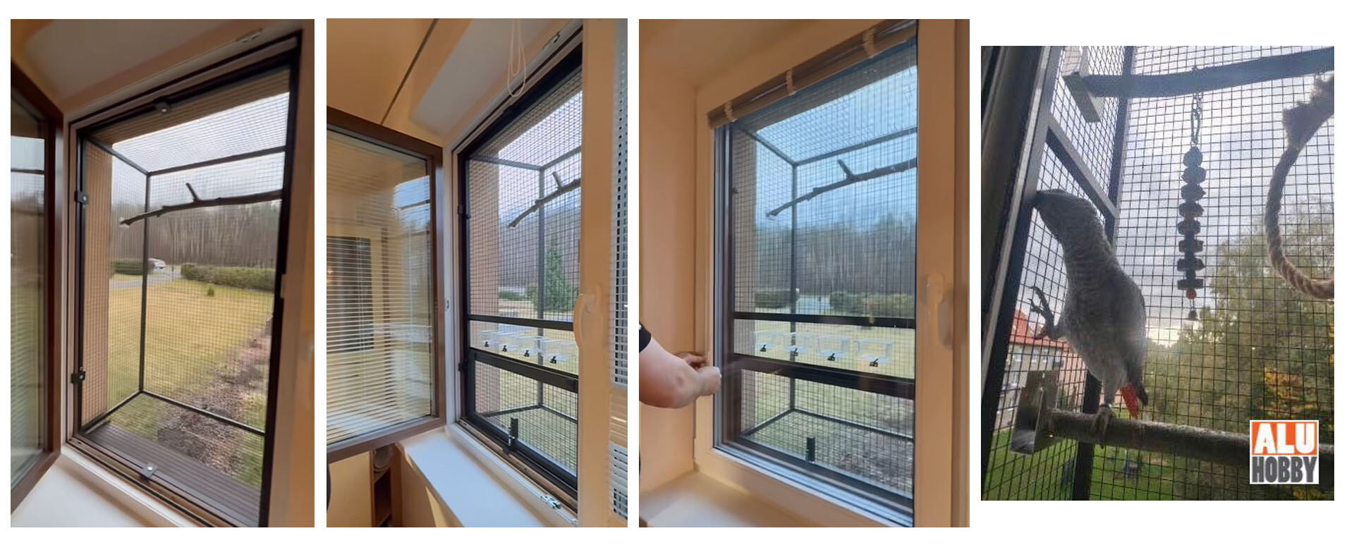 závěsný koš do okna