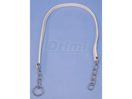 Vazák nylonový 2x prošitý s koncovými řetězy a kruhem 140cm Typ W, 3-rohé oko 8x32mm + 5dílný řetěz 8x43mm