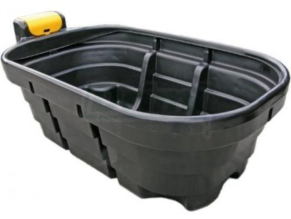 Napájecí žlab s ventilem, oválný 800 litrů