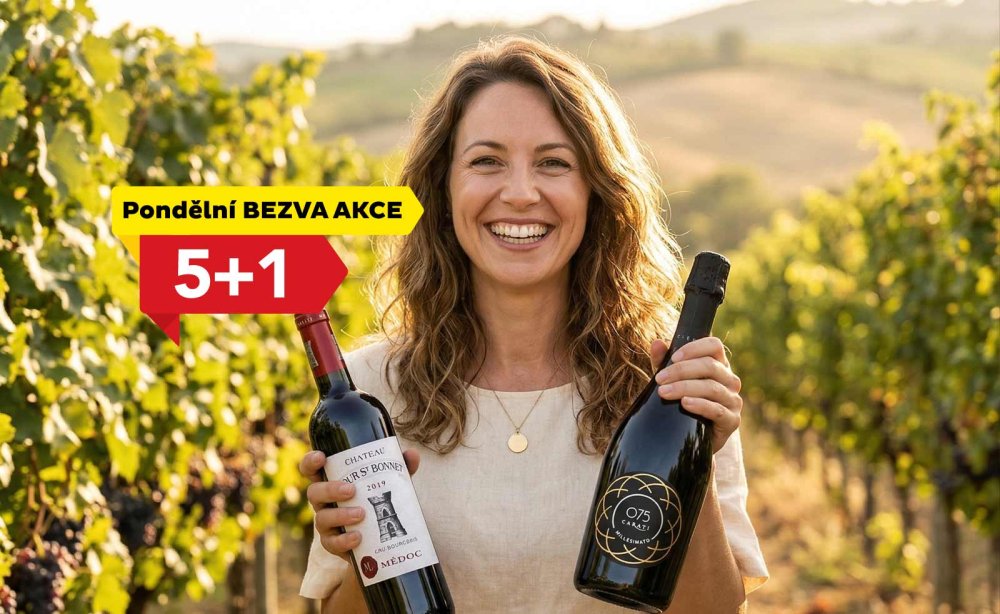 🍇 5+1 bublinek, nebo červeného Bordeaux