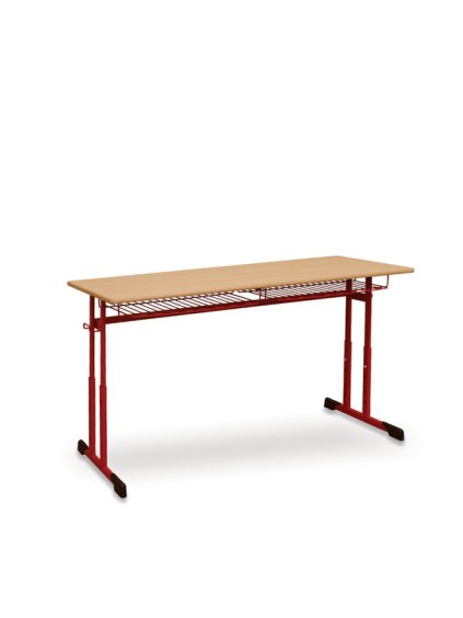 250256 skolni lavice pro 2 zaky stavitelna
